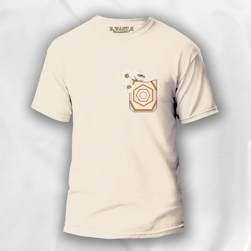 T-shirt Pocket-Mockup "Bee.want.Bee" - B.WANT.B - EssentiaL