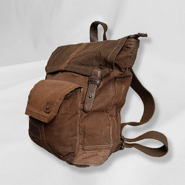 BackPack Flap Zip Tent RAIL Overdye Brown- with Lining