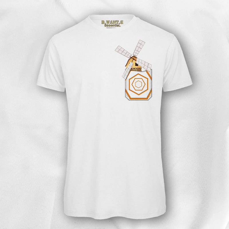 T-shirt Pocket-Mockup "Windmill" - B.WANT.B - EssentiaL