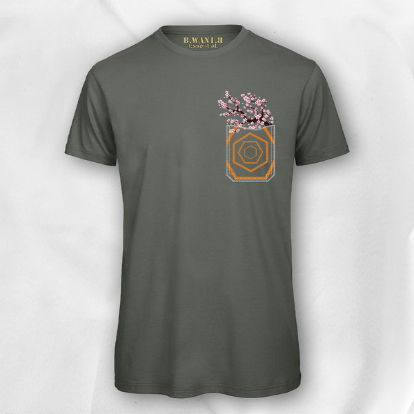 T-shirt Pocket-Mockup "Sakura Magic" - B.WANT.B - EssentiaL